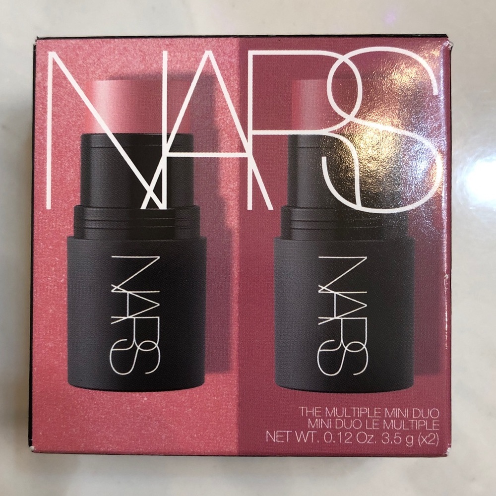 NARS The Multiple Mini Duo Cream Sticks Orgasm Crave & Dolce Vita 3.5g Each NIB